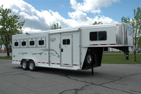 100 thick. . Logan horse trailers